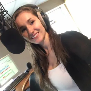 Sprecherin Sarah